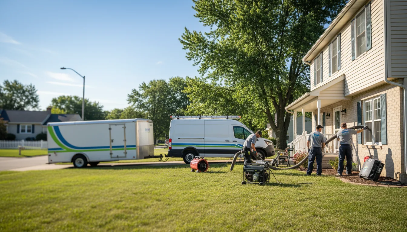 Flooded Basement Restoration And Cleanup With Repair in Wesley, IA near me